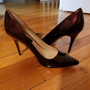 Burgundy Patent Leather Shoes